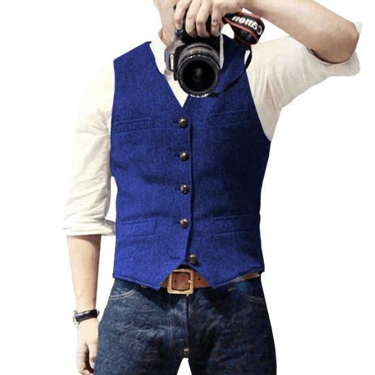 Amir - Stylish Men's Blazer Vest for Effortless Layering