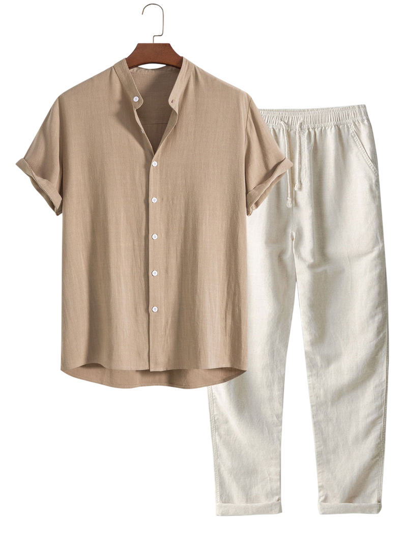 Adler - Stylish Men's Shirt and Trouser Set for Effortless Comfort