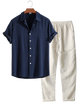 Adler - Stylish Men's Shirt and Trouser Set for Effortless Comfort