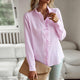 Frances - Long-Sleeved Ruffle Blouse for Elegant and Comfortable Style