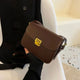 Roberta - Elegant Square Leather Shoulder Bag with Adjustable Strap