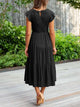 Leana - Flowing A-Line Midi Dress for Elegant and Comfortable Style