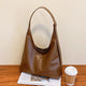Saffron - Spacious Leather Tote Bag with Elegant Design