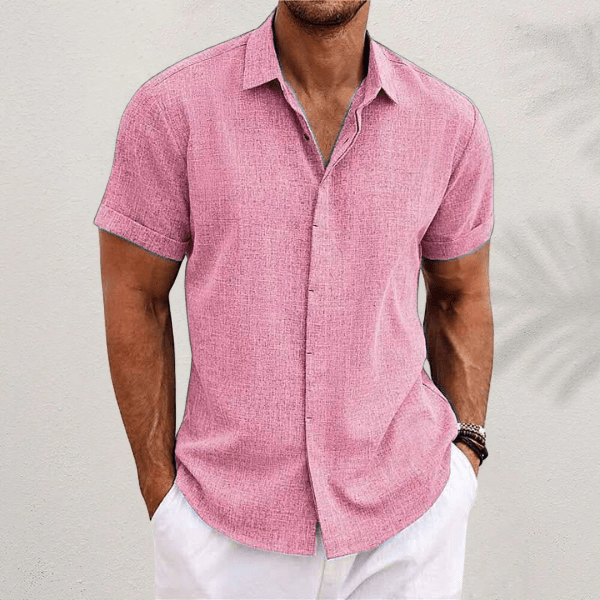 Yannis - Breathable Short Sleeve Shirt for Casual and Smart Style
