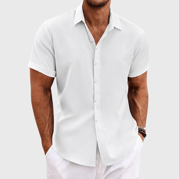 Yannis - Breathable Short Sleeve Shirt for Casual and Smart Style
