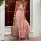 Walburga - Boho Lace Maxi Dress with Vintage Flair and Flowing Cut