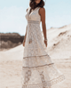 Honora - Romantic Boho Lace Dress with Flowing Silhouette