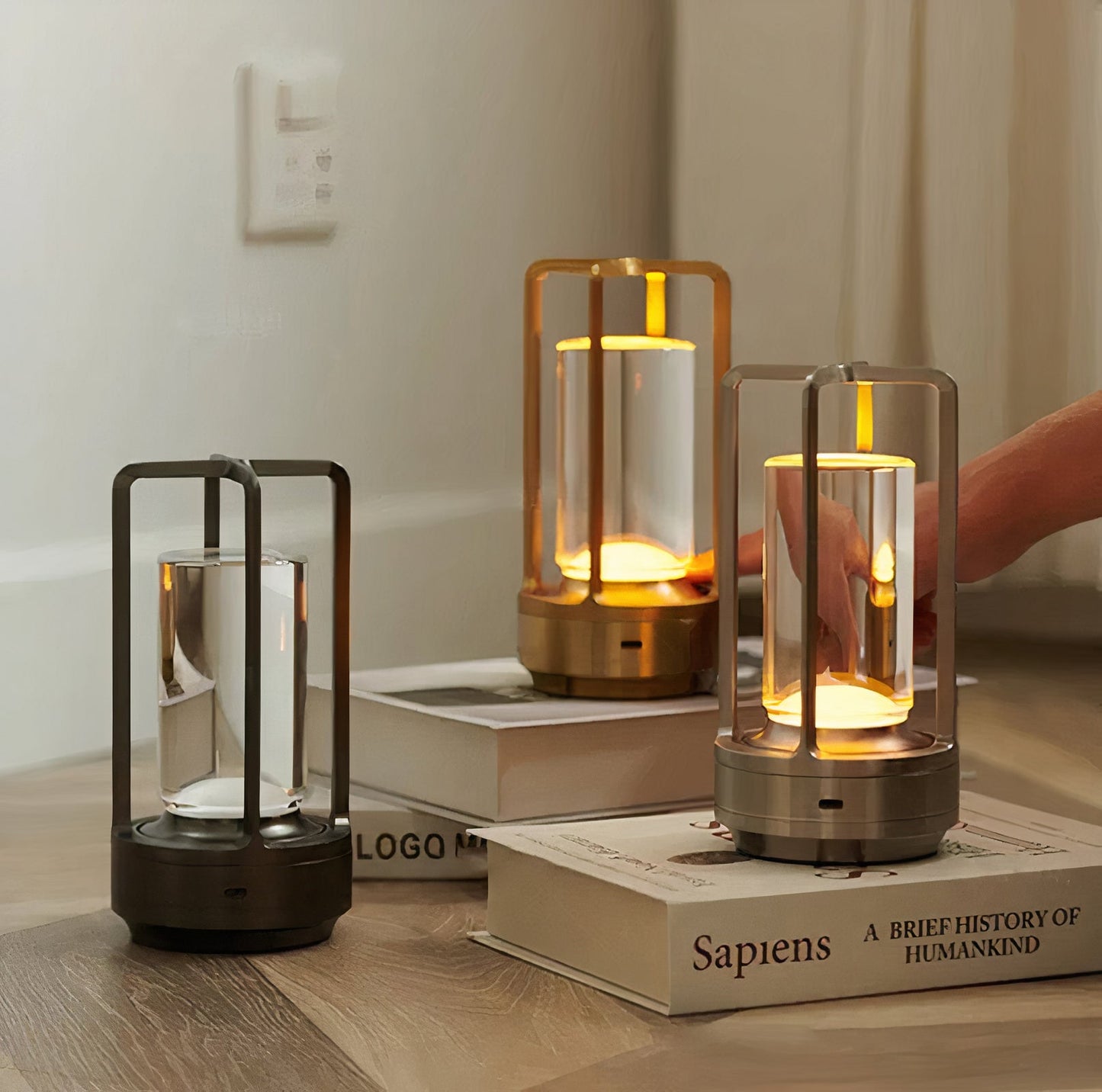 Blanca - Elegant Touch Glass Lamp with Modern Design