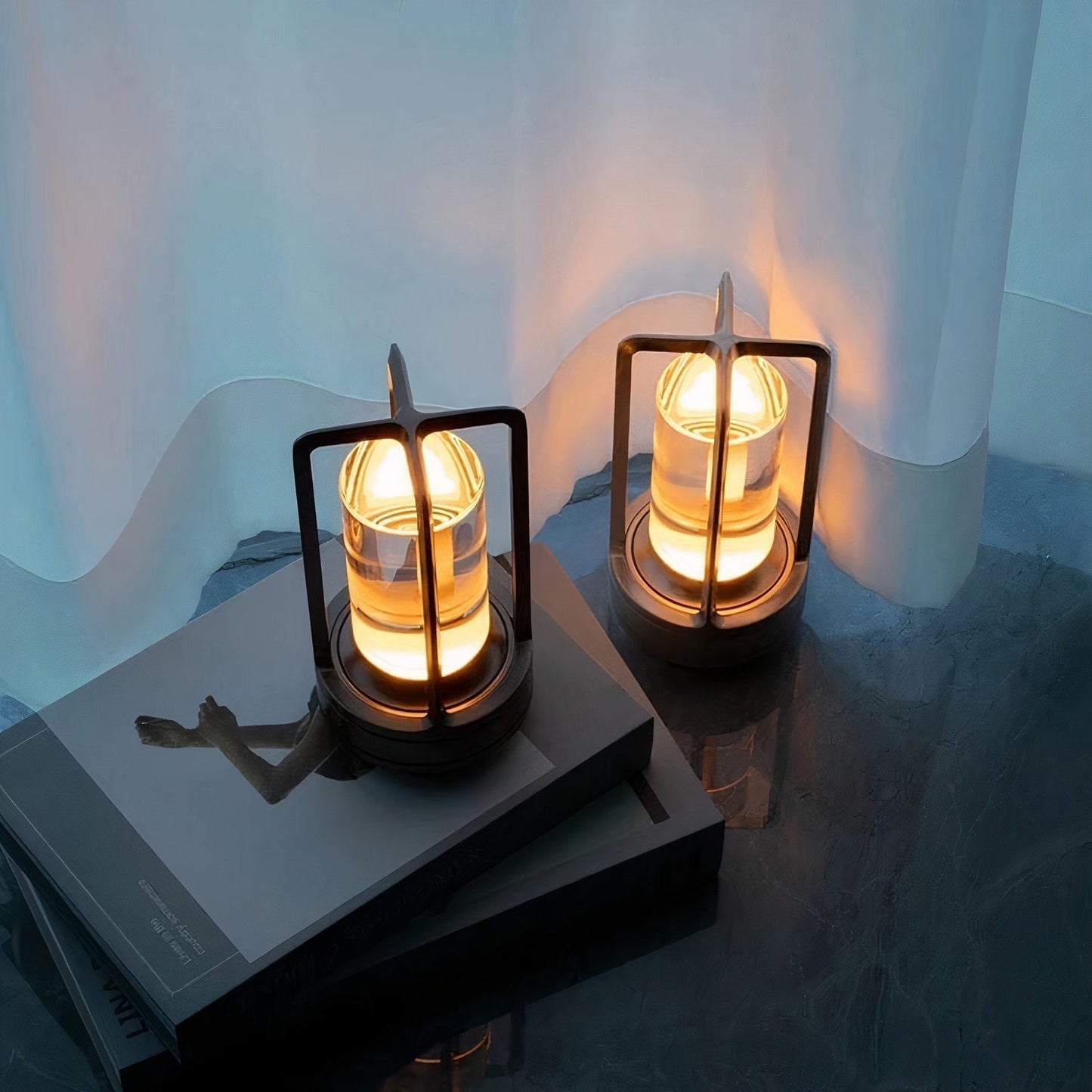 Blanca - Elegant Touch Glass Lamp with Modern Design