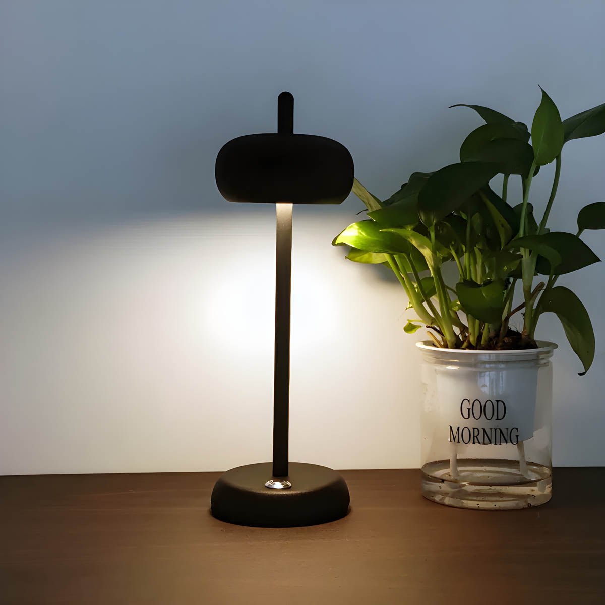 PixelGlow - Modern Minimalist Wireless Table Lamp for Cozy Ambiance