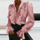 Viola - Elegant Ruffled Chiffon Blouse for Feminine Style
