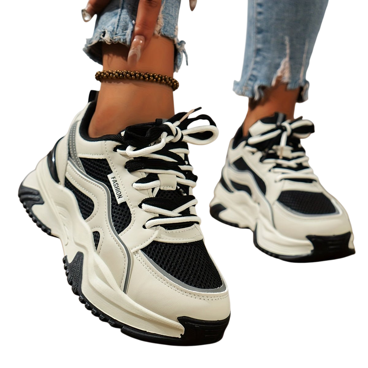 Zyana - Stylish High-Sole Sneakers for Comfortable Casual Wear