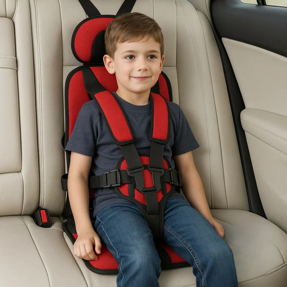 Brighta - Lightweight Foldable Child Car Safety Travel Booster Seat