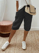 Kalani - Womens Cotton Linen Shorts Breathable Comfort