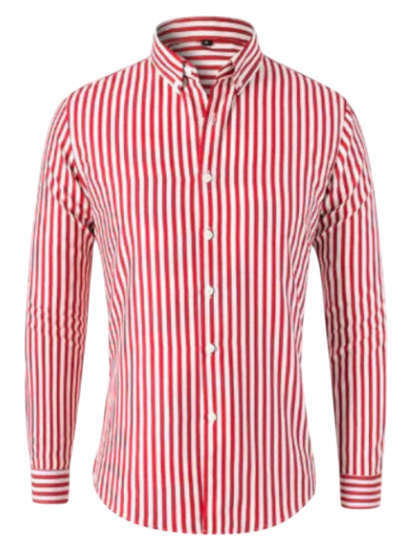 Edison - Stylish Striped Men's Shirt for Any Occasion