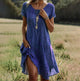 Renata - Boho Chic Summer Dress with Bold Floral Print
