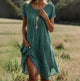 Renata - Boho Chic Summer Dress with Bold Floral Print