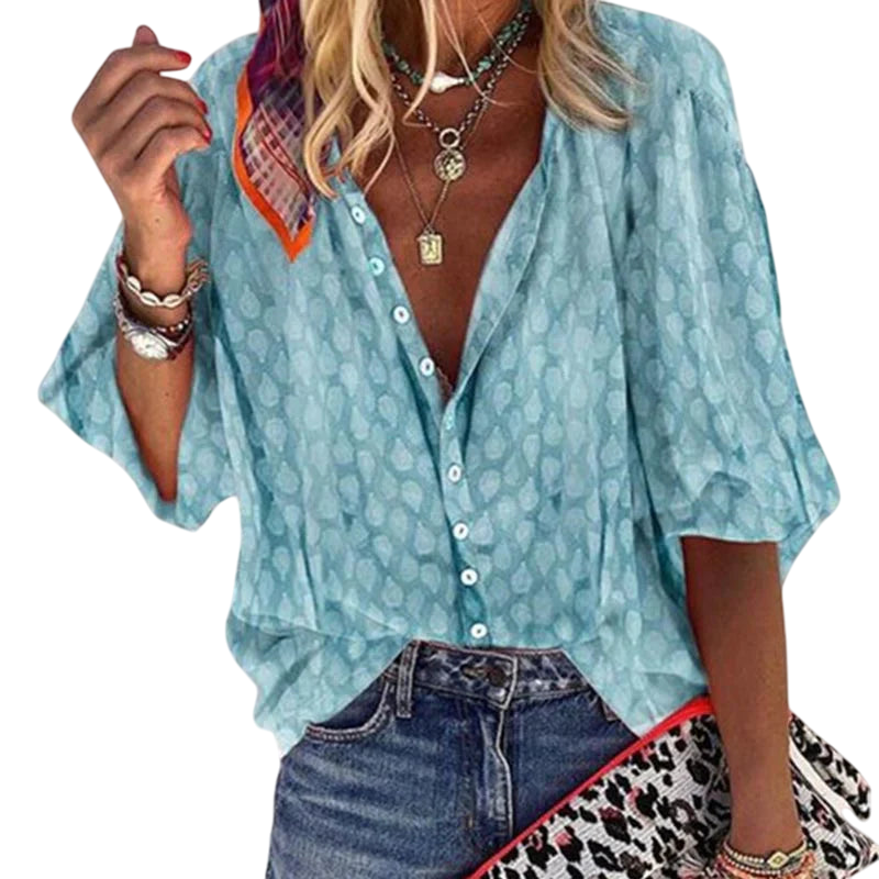 Hanna - Trendy Lightweight Summer Blouse for Stylish Women