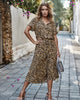 Milana - Stylish Midi Summer Dress with Breathable Print