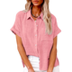 Jazmin - Airy Cotton Linen Blouse For Women Lightweight Summer