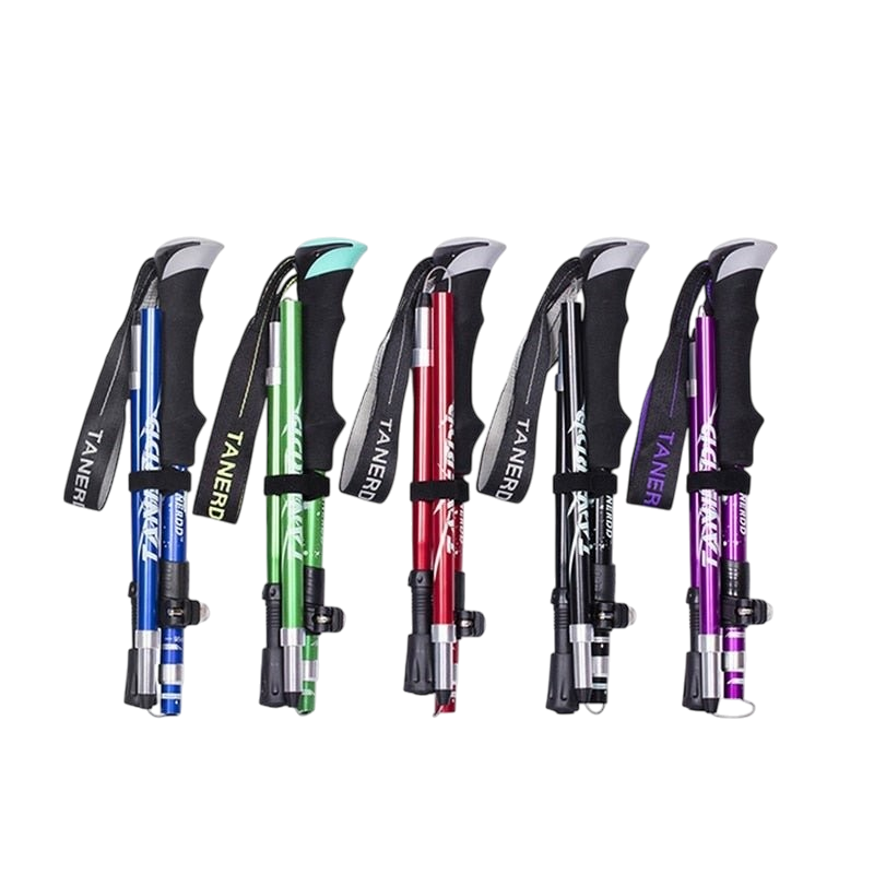 Vistaflow - Adjustable Hiking Poles Ergonomic Lightweight Hikers Tanerd