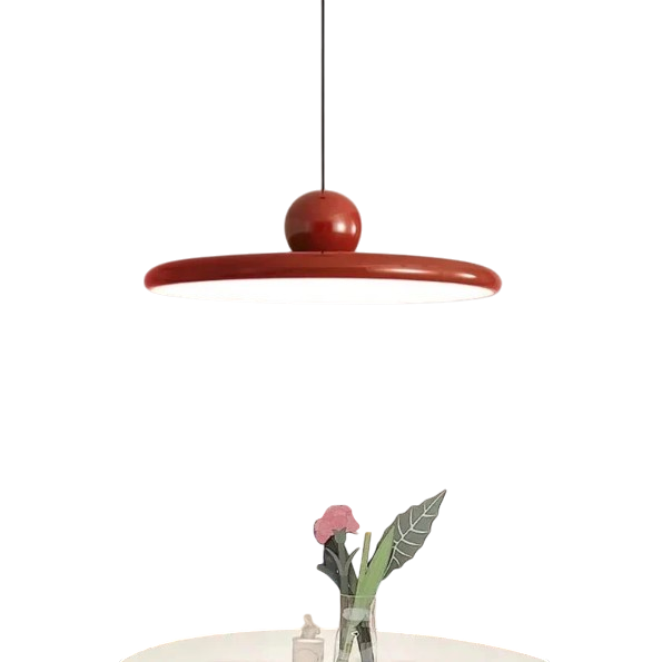 Shoreva - Noé Crème LED Pendant Light With Flying Disk Design