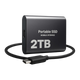 Bowlisca - Portable SSD External Drive 2TB Compact High Speed Storage