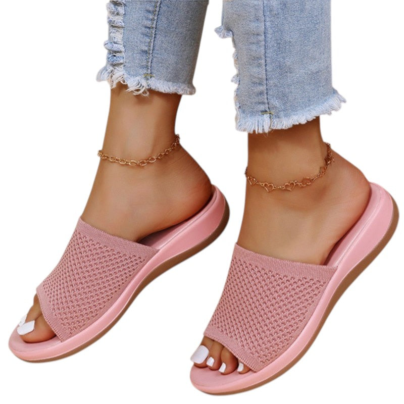 Olive - Women's Summer Sliders - Breathable and Orthopaedic