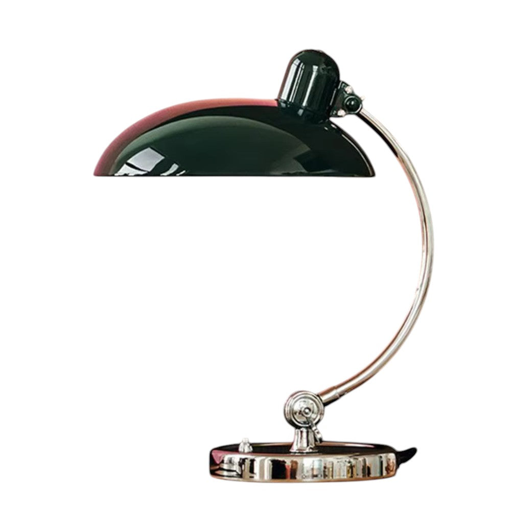 Iridia - ScandiArc Bauhaus Inspired Iron Table Lamp for Home Office