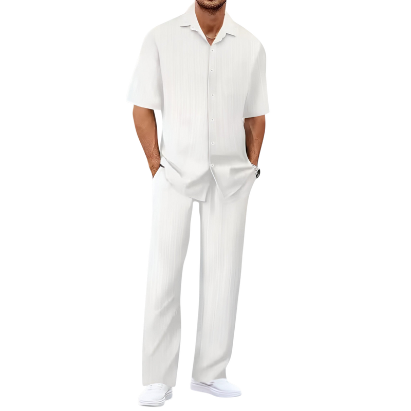 Caspar - Business Casual Set with Shirt and Trousers for Effortless Elegance