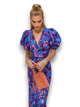 Jackie - Women's Elegant Puff Sleeve Printed Dress for Special Occasions