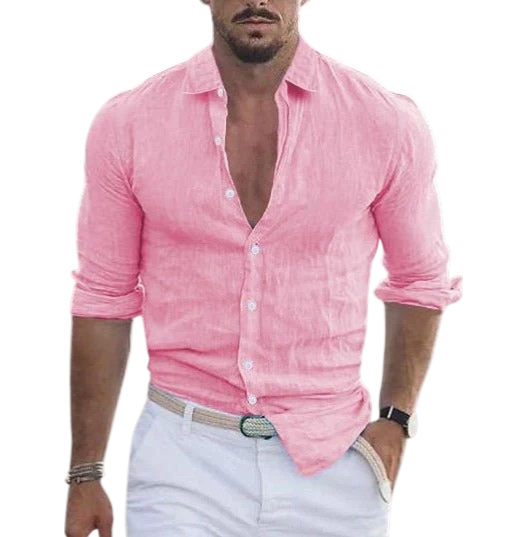 Willie - Stylish Summer Linen Shirt for Warm Days
