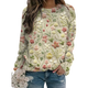 Mellie - Women's Spring Floral Knit Elegant Slim Sweater