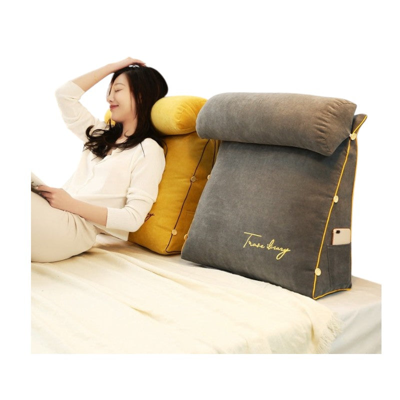 Brivora - SleepingPillow Triangular Reading Backrest Pillow For Bed