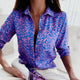 Judith - Vibrant Geometric Print Blouse for Effortless Style