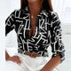 Judith - Vibrant Geometric Print Blouse for Effortless Style